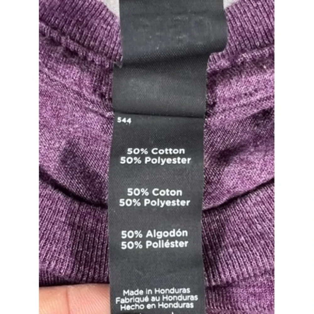 District Perfect Blend Catnap Enthusiast Graphic Tee Purple Heather L Womens